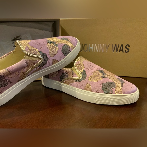 NIB Johnny Was crane slip on sneakers, 7.5 - Picture 4 of 5